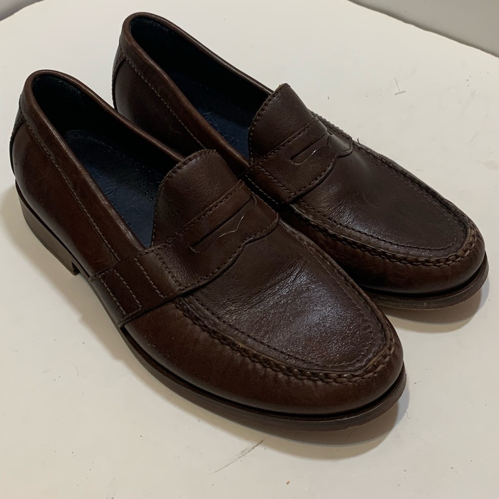 Cole Haan Men's Brown Leather Loafers